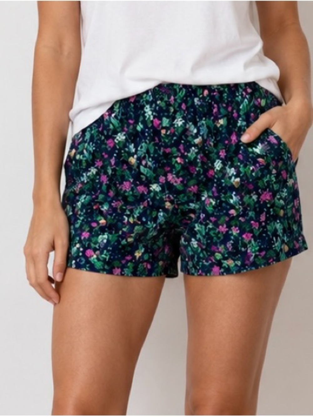 J. Crew Winter Garden Print 100% Cotton Poplin Boxer Shorts